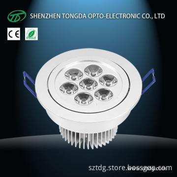 High Quality CE ROHS 7W LED Downlights with Factory manufacturing